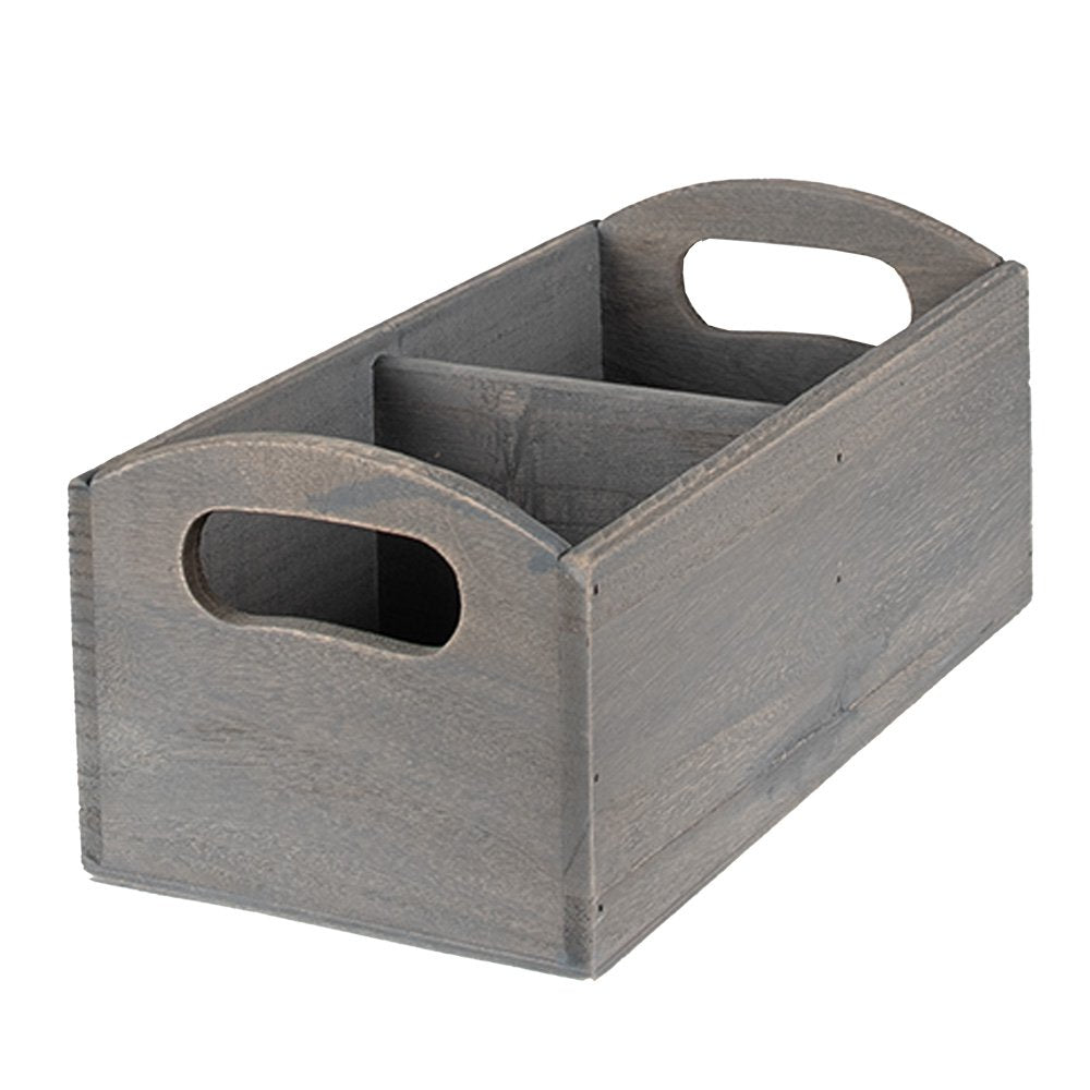 Brievenhouder 30x15x13 cm Grijs Hout Postbakje