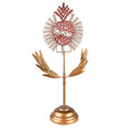 Decoratie Ornament 45 cm Goudkleurig IJzer Heilig Hart