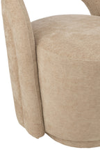 J-Line zetel Accent - textiel - beige