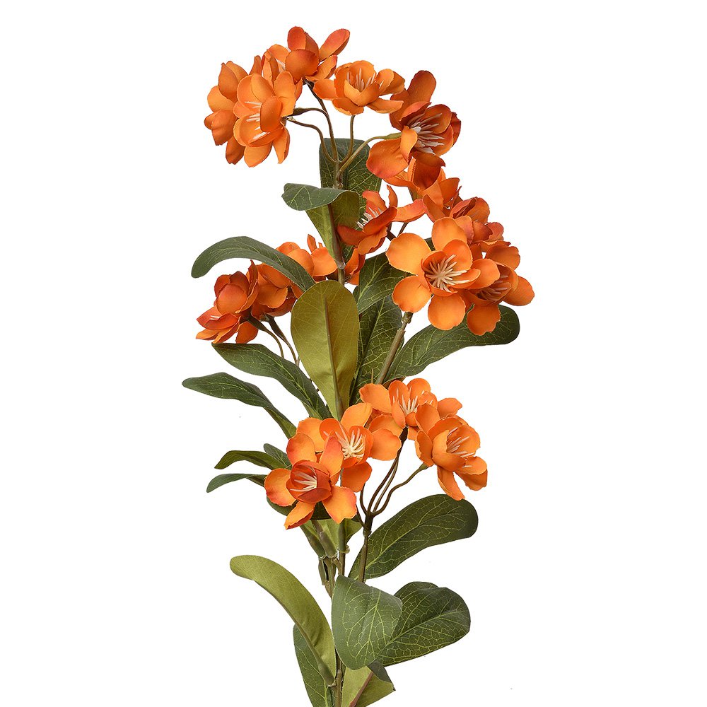Kunstbloem 70 cm Oranje Kunststof