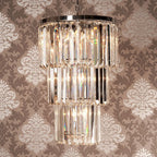 Kroonluchter Ø 47x74 cm Transparant IJzer Hanglamp