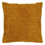 Dutch Decor Rome - Kussen 45x45 cm - Effen kleur - 3D textuur - Chai Tea - Geel
