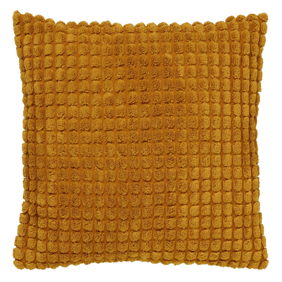 Dutch Decor Rome - Kussen 45x45 cm - Effen kleur - 3D textuur - Chai Tea - Geel
