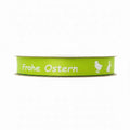 Satijn lint – Frohe Ostern – Lime Groen