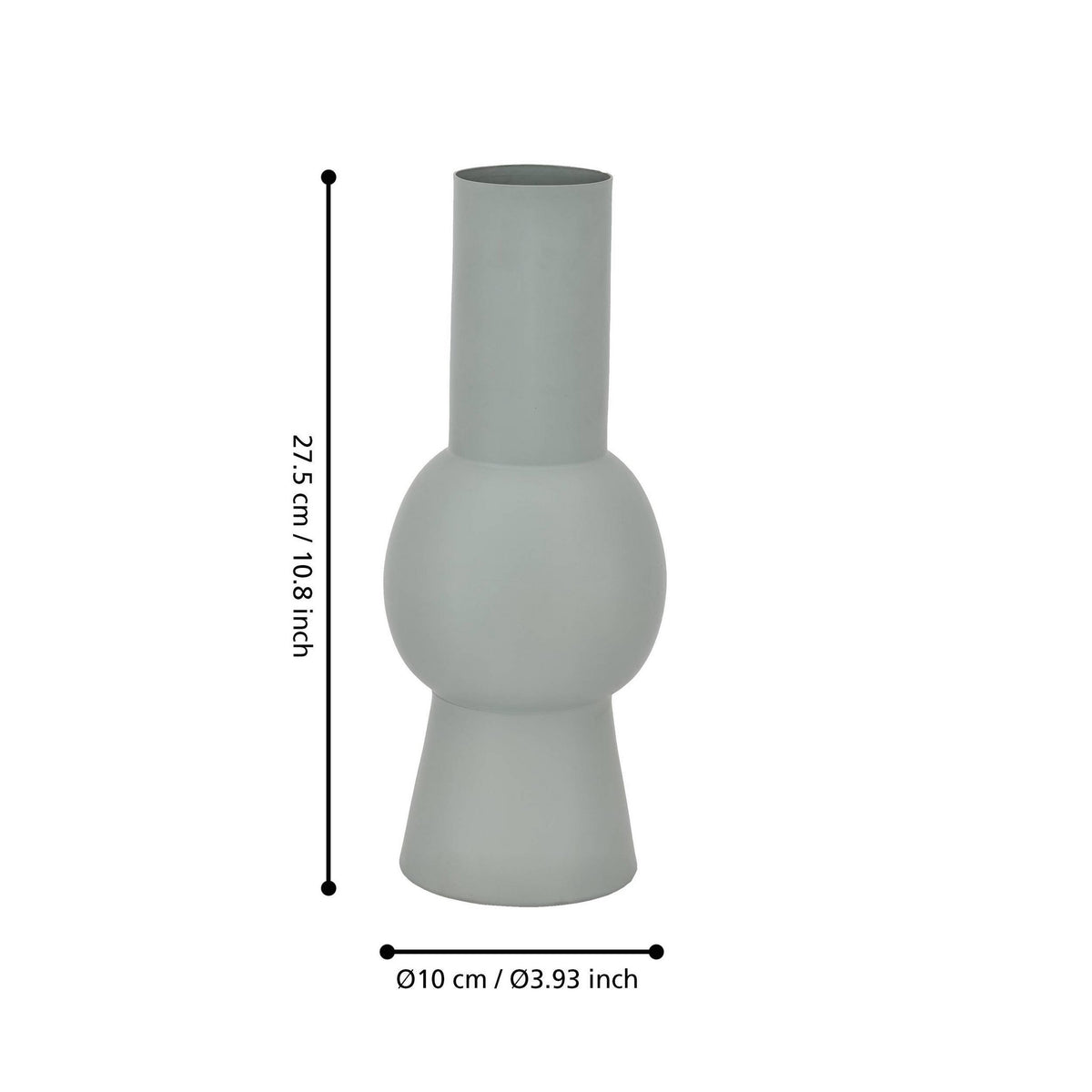Vaas Tambulig Groen 10x27,5cm