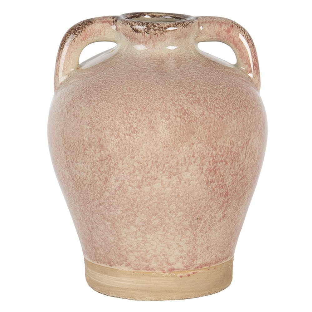 Vaas Ø 16x20 cm Roze Keramiek Decoratie Vaas