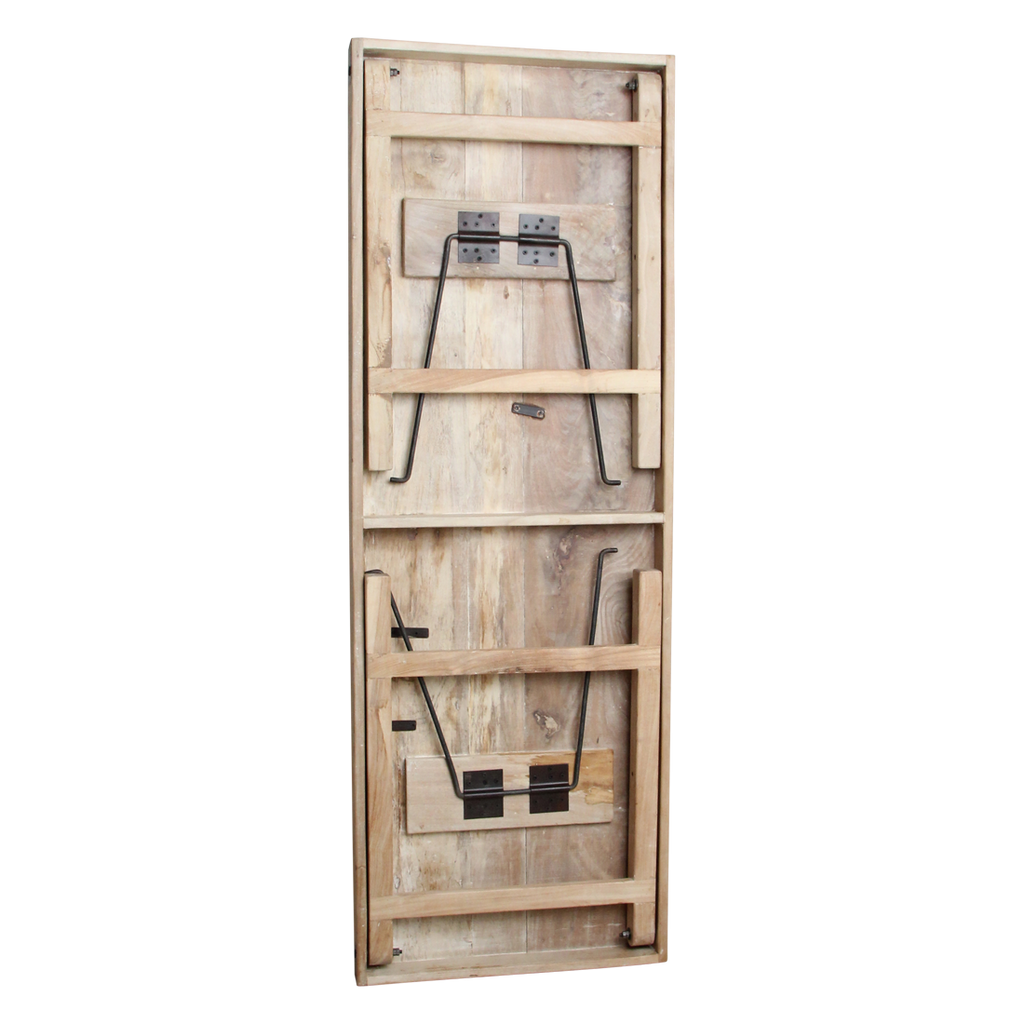 Limewash inklapbare markttafel/eettafel - 172x60x76 cm