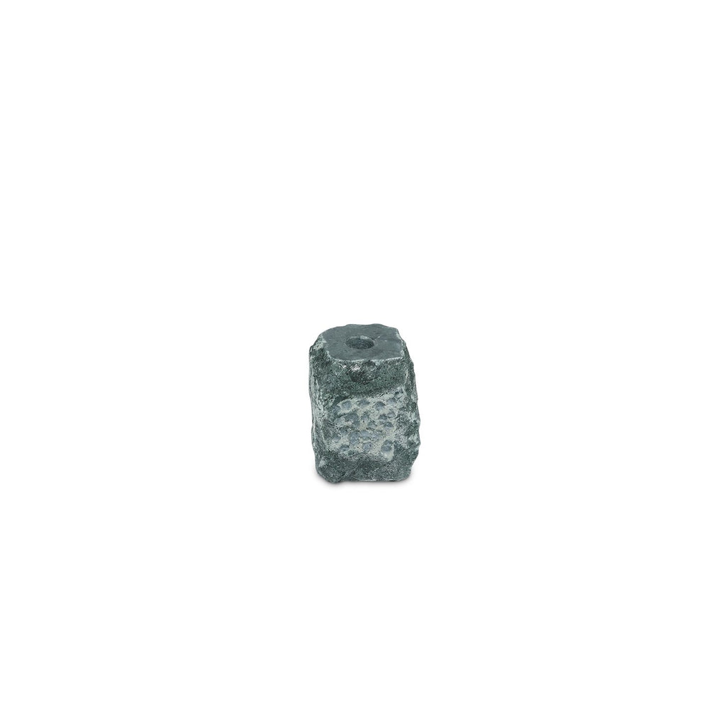 Kaarshouder 8x8xH13,5cm marmergroen Opus