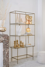J-Line decoratie hoofd koppel - polyresin - goud