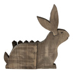 Bloempot 31x12x36 cm Bruin Hout Konijn Bloempot Binnen