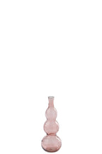 J-Line vaas - glas - zalmroze