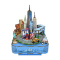 Tonecheer, Muziekdoosje, DIY 3D Houten Puzzel, New York, TQ067, 14x14x19cm
