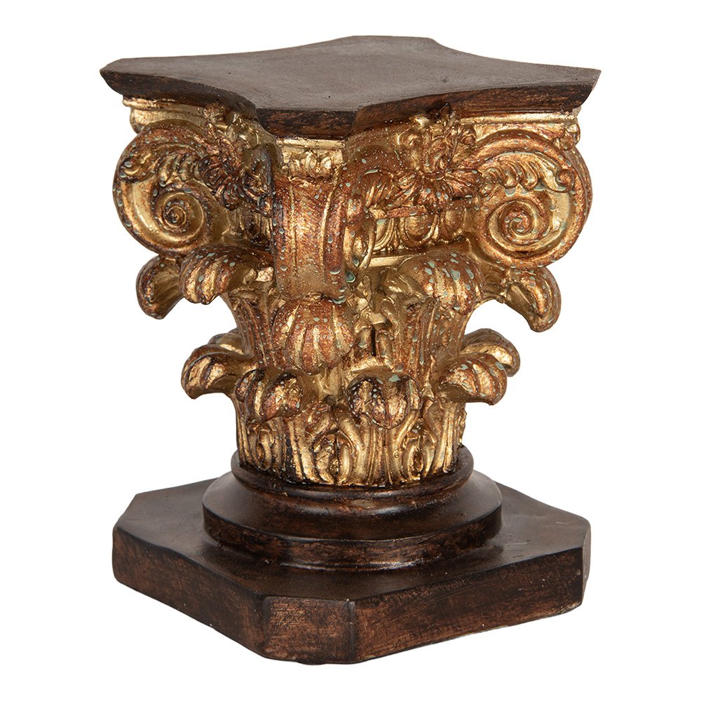 Plantentafel 12x12x16 cm Bruin Kunststof