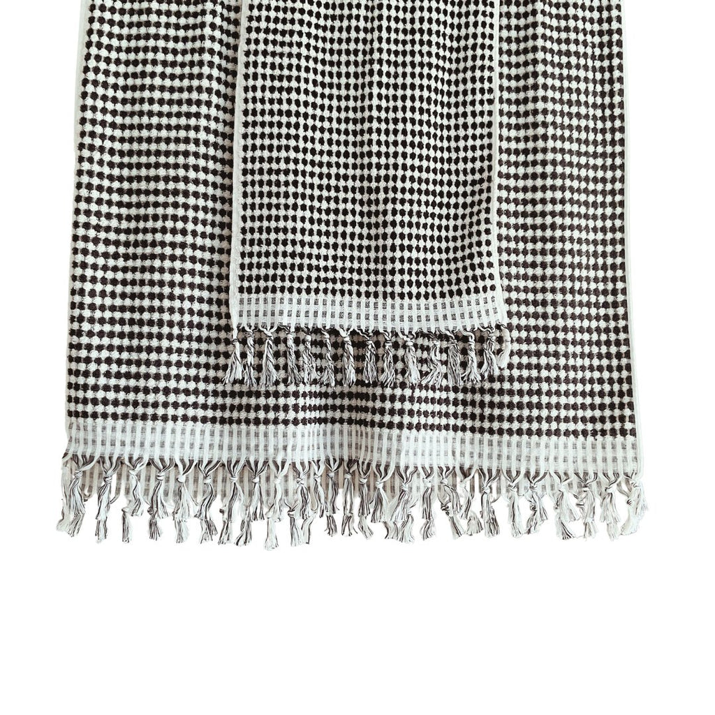 PomPom Handdoek Black