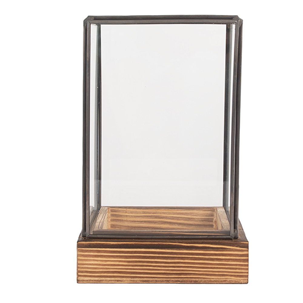 Decoratie Kweekkastje 12x12x19 cm Transparant Glas