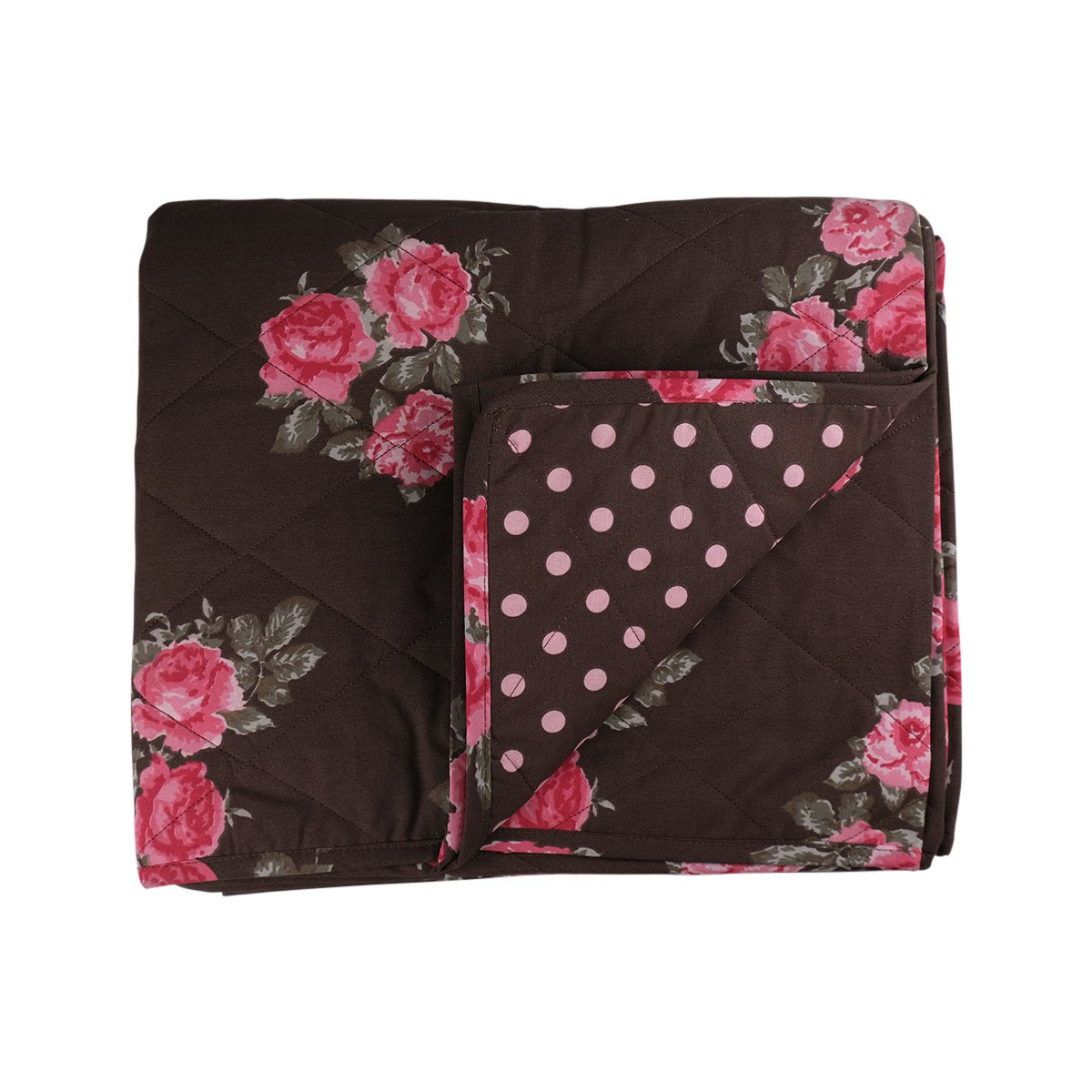 Winter Rose plaid bruin 140x200cm