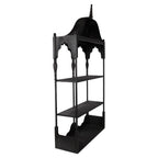Wandrek 55x19x109 cm Zwart Metaal