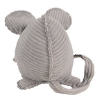 Deurstopper Muis 28x15x16 cm Grijs Synthetisch