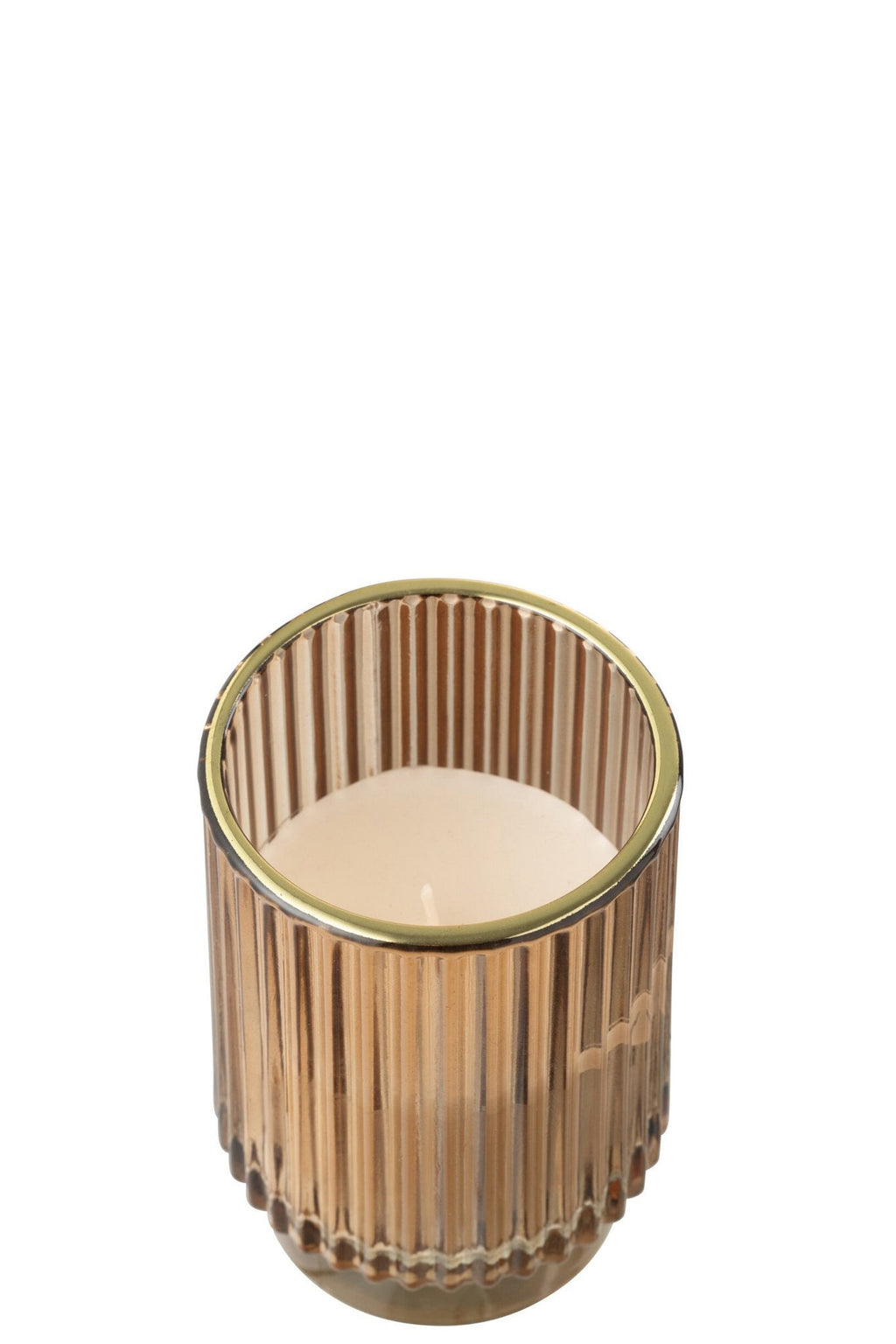 J-Line geurkaars Nordic Vetiver - lichtbruin - large - 30U