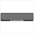 Kentekenplaathouder - Auto - Met Tekst - EAT Sleep Drift Repeat - Voor Kentekenplaat 520x110mm