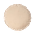 Melody Fringes kussen wit dia 45cm