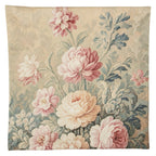 Sierkussen Beige Synthetisch Bloemen Kussenhoes met Kussenvulling