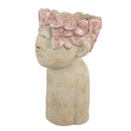 Bloempot 20x19x31 cm Beige Terracotta