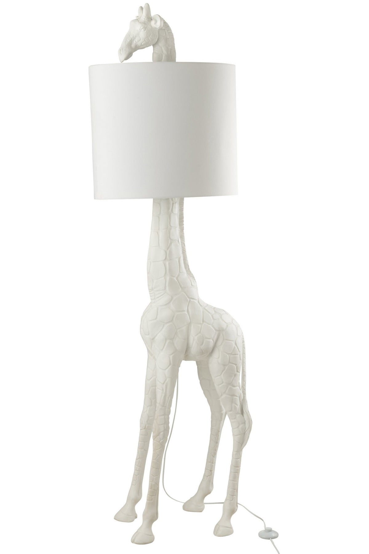 J-Line lamp Giraf - polyresin - wit