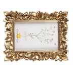 Fotolijst 10x15 cm Goudkleurig Polyresin Bloemen Fotokader