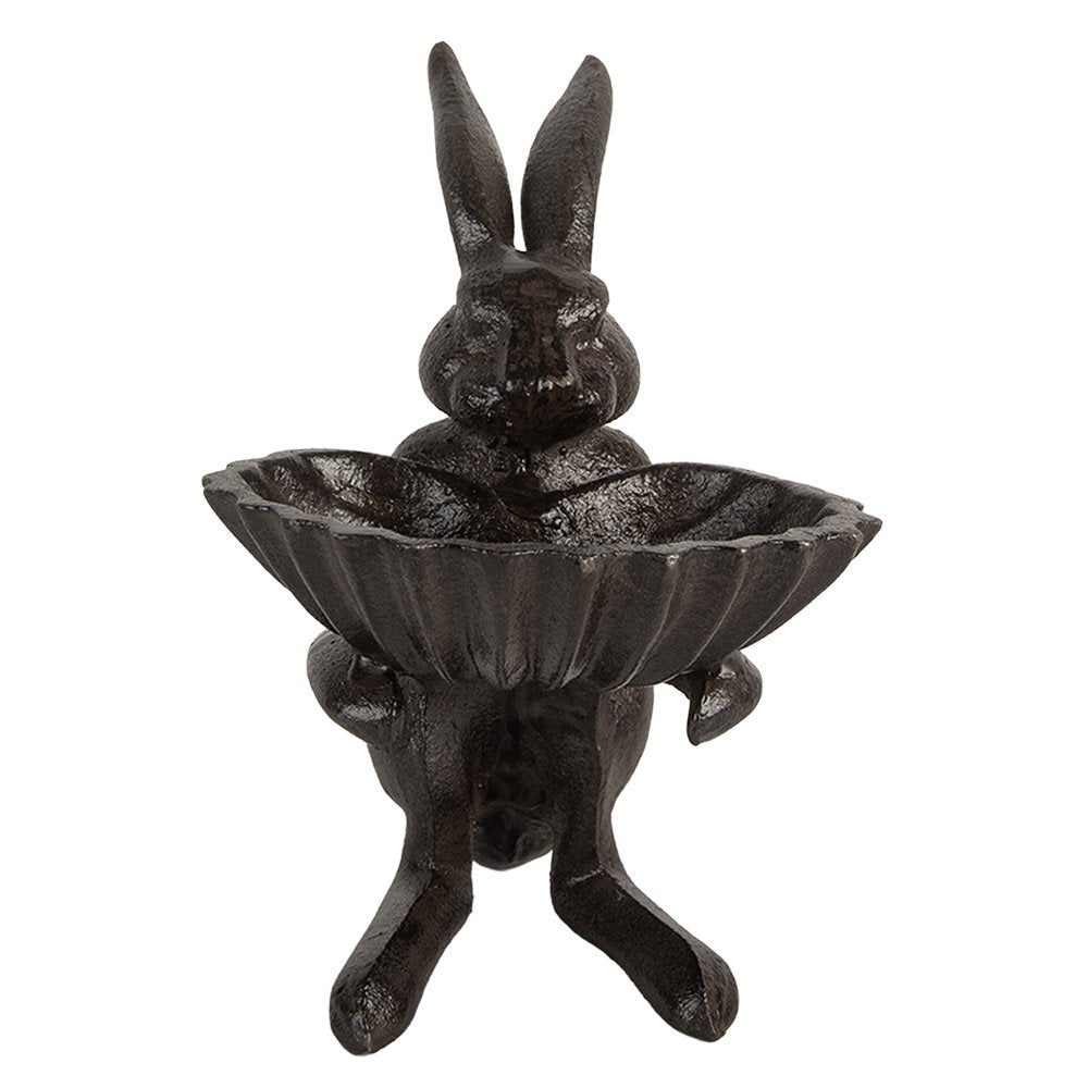 Vogelvoederbak 16x13x17 cm Bruin Metaal