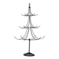 Kerstdecoratie Beeld Kerstboom Ø 41x71 cm Zwart Metaal