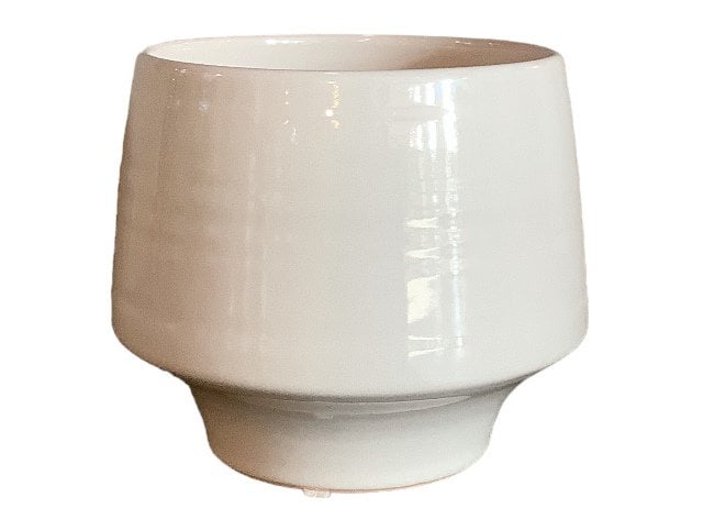 Vida pot glanzend wit