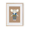 Kinderposter Olifant Pim, Eco Papier & Verpakking