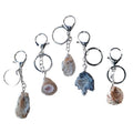 Geode van Agaat met sleutelhanger