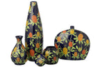 J-Line vaas Ananas - porselein - mix - L