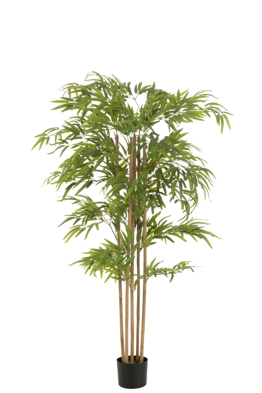 J-Line Bambou Pot Kunstmatig Groen