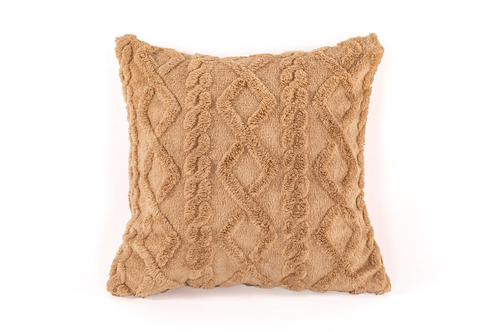 Kussen (gevuld) Velveteen - 45x45cm, indiantan