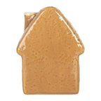 Gingerbread house met LED 8x6x11 cm Bruin Keramiek