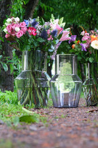 Evie mondgeblazen Recycled Vaas paars h40 d28