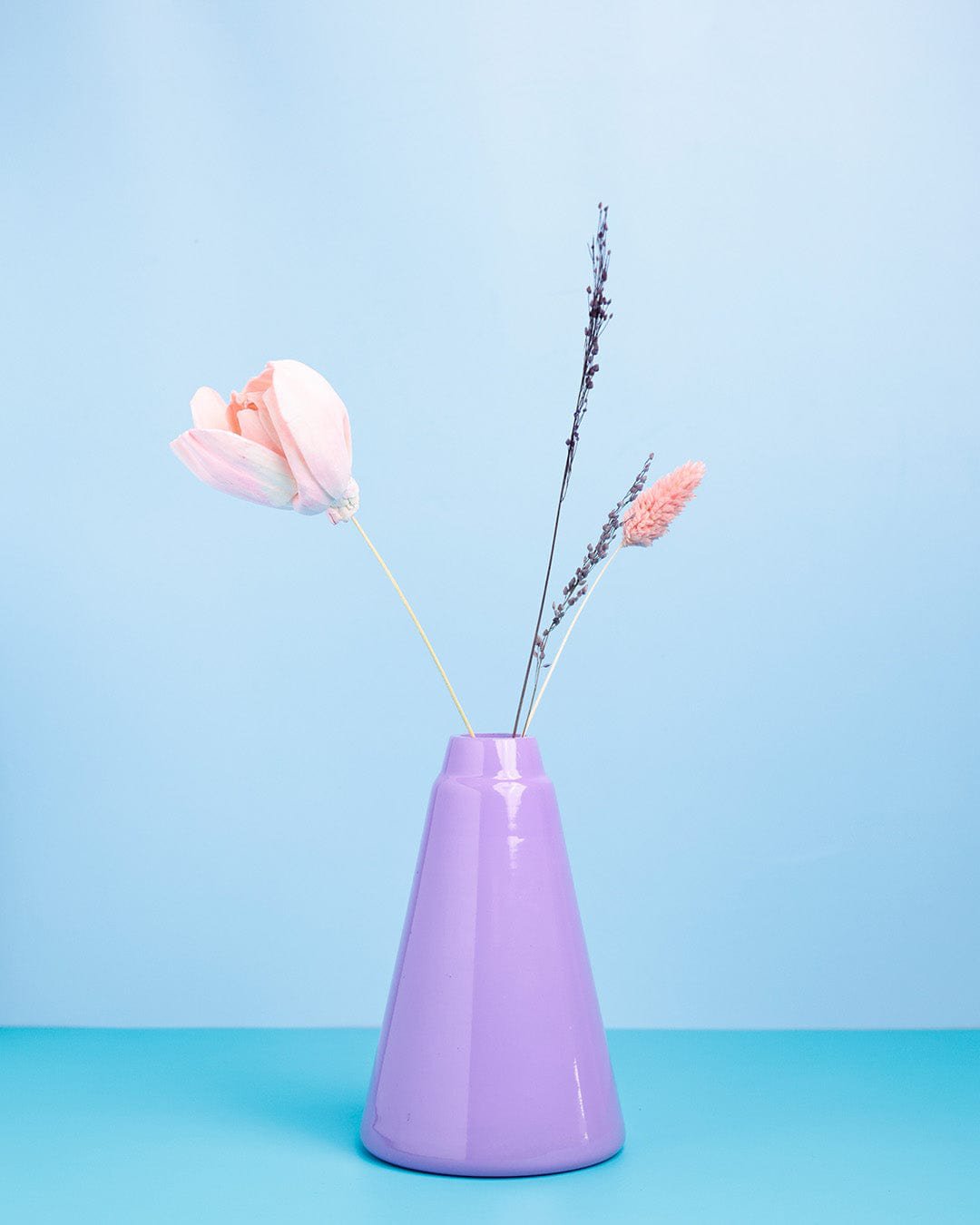 Vaas | Glas Glanzend Lila | Mini