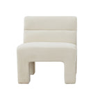 Fauteuil Micha in stof beige**