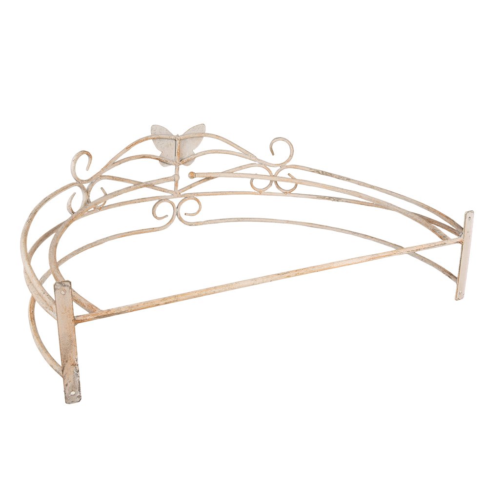 Bedhemel 66x46x23 cm Beige IJzer Vlinder Klamboe Houder