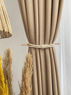 Macrame Drape tiebacks – Katoen en hout – 2c