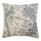 Breeze Kussen oasis wit blauw 50x50 cm