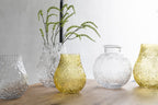 J-Line vaas Nox Geslepen - glas - geel - small - 22.5 cm hoog