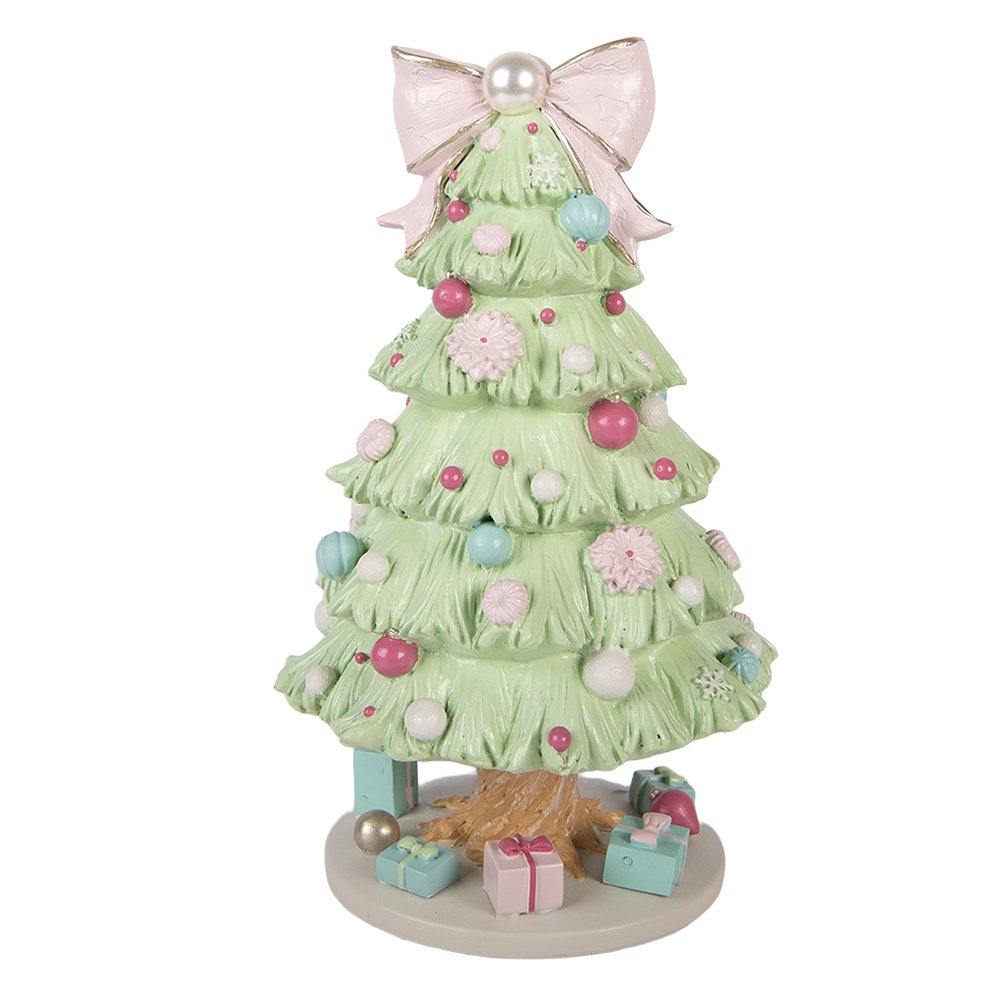 Muziekdoos Kerstboom Ø 13x23 cm Groen Kunststof