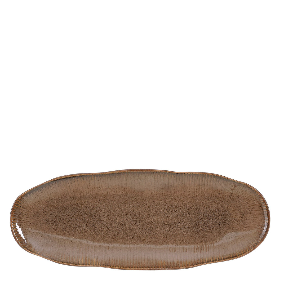 Nusa bord ovaal bruin