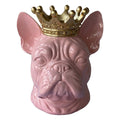 Decoratie Beeld Hond Roze Polyresin Beeld