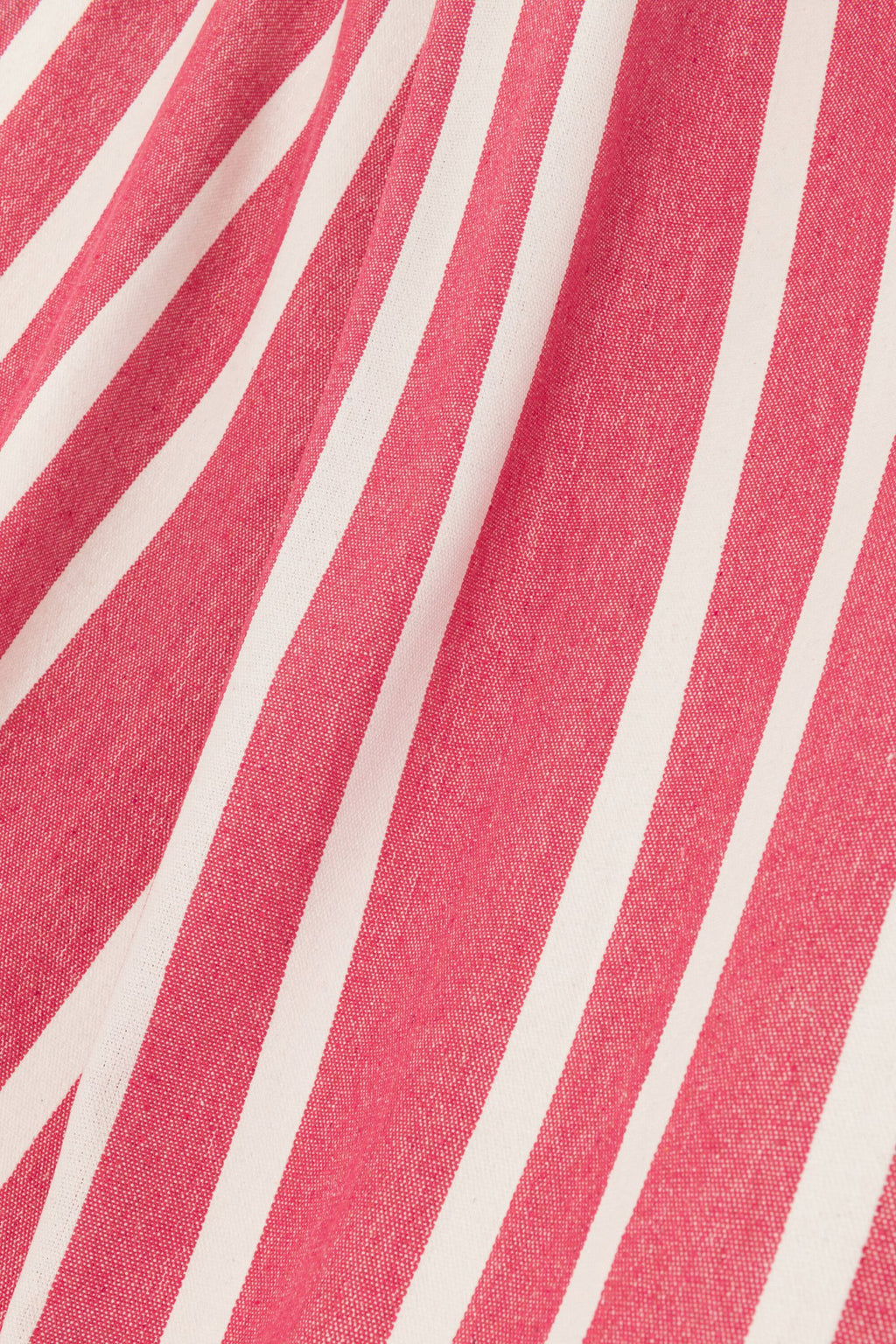 J-Line Hangmat Strepen Katoen/Polyester Roze/Wit