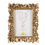 Fotolijst 10x15 cm Goudkleurig Polyresin Bloemen Fotokader
